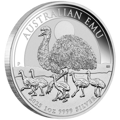 Australsk emu (2025) - 1 Oz - Sølv investeringsmynt