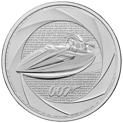 Seks tiår med 007 (90-tallet) - James Bond - 1 Oz - sølv investeringsmynt