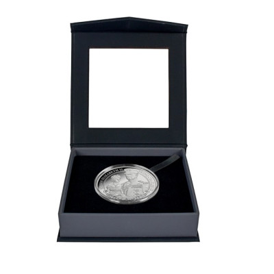 Kong Karl III og dronning Elizabeth II - 1 Oz - Sølv Bevis Samlermynt