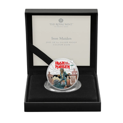 Iron Maiden - R. I. P Eddie - 1 Oz - stříbrná sběratelská mince