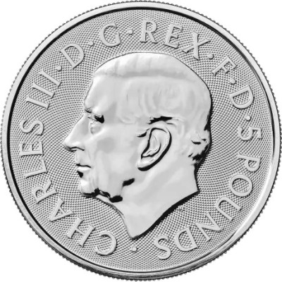 Tudor Beasts Greyhound of Richmond - 2 Oz - Sølv investeringsmynt