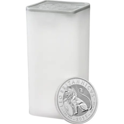 Britisk løve (2025) - 1 Oz - sølv investeringsmynt
