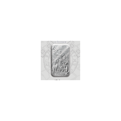 Nordiske guder - Tor - 1 Oz - sølv investeringsbarre