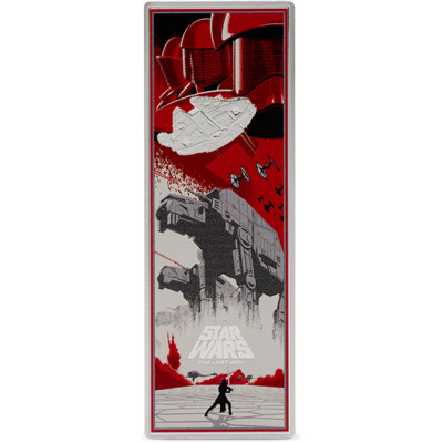 Star Wars: Den siste jediridderen (2025) - 3 Oz - Samlermynt i sølv