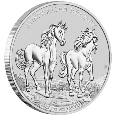 Australsk Brumby (2025) - 1 Oz - Sølv investeringsmynt (levering 10.9.2025)