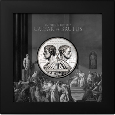 Brutus vs. Caesar (2025) - 2 Oz - Silver Proof Samlermynt (levering 5.10.2025)