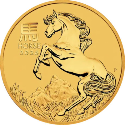 Lunar Horse (2026) - 1 Oz - gull investeringsmynt