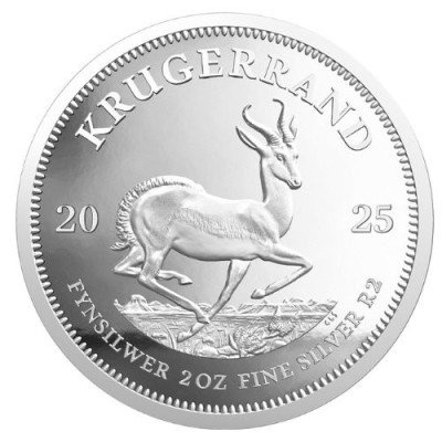 Krügerrand (2025) - 2 Oz - sølv proof samlemynt