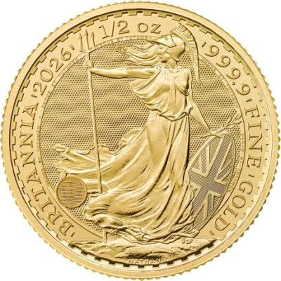 Britannia (2026) - 1/2 Oz - Gullmynt