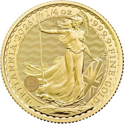 Britannia (2026) - 1/4 Oz - Gullmynt