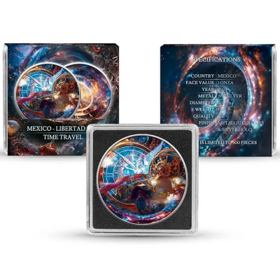 Mexico Libertad (2024) - Tidsreise - Samlermynt i sølv