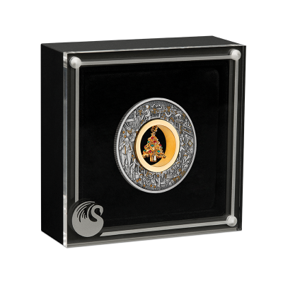 Julenissens verksted (2025) - 2 Oz - Samlermynt i sølv