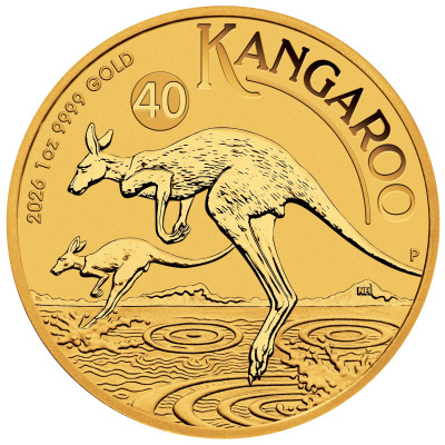 Australsk kenguru (2026) - 1 Oz - Gullmynt