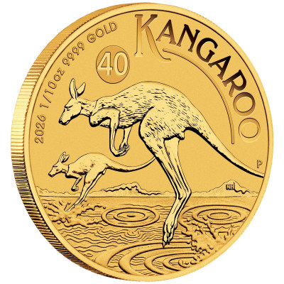 Australian Kangaroo (2026) - 1/10 Oz - Gold Investment Coin