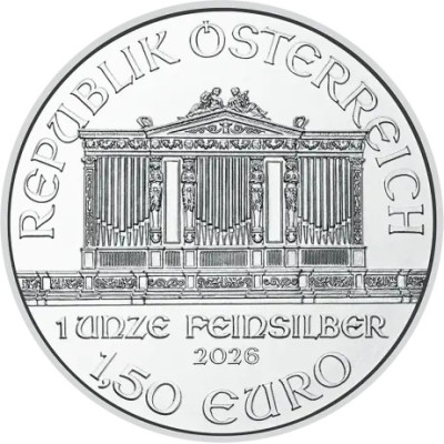 Wiener Philharmoniker (2026) - 1 Oz - investeringsmynt i sølv