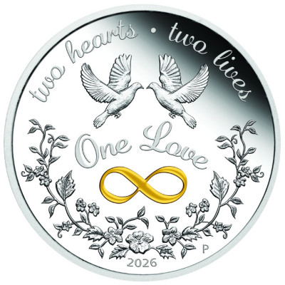 "One Love" 2026 - 1 Oz - Sølvmynt