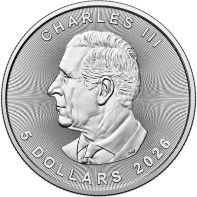 Maple Leaf (2026) - 1 Oz - Sølv investeringsmynt