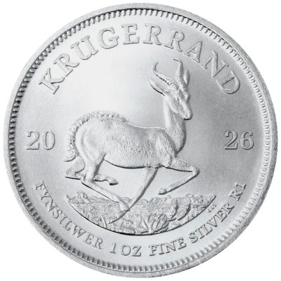Krügerrand (2026) - 1 Oz - investeringsmynt i sølv