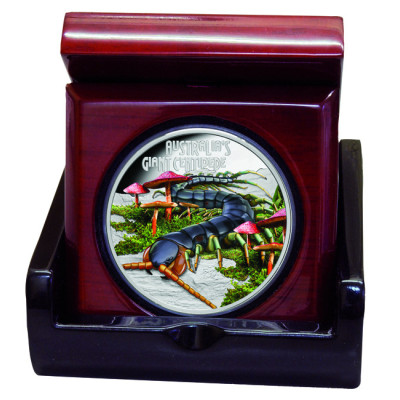 Giant Centipede (2026) – 1 Oz – sølv proof samlermynt