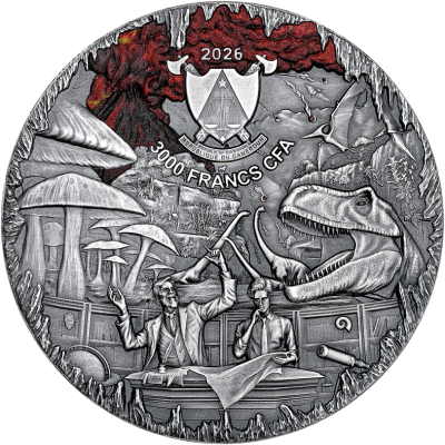 Reisen til jordens indre (2026) - 3 Oz - sølv bevis samlemynt