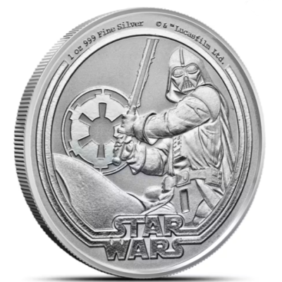 Star Wars Darth Vader (2026) - 1 Oz - Sølv investeringsmynt