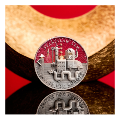 Stanislaw Lem - Fables for Robots - 2 Oz - Silver Collector Coin