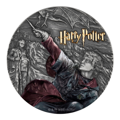 Harry Potter og Ildbegeret - 2 Oz sølv samlemynt