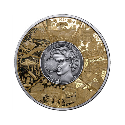 Agatha Christie (2026) - 5 Oz sølv samlemynt med puslespill
