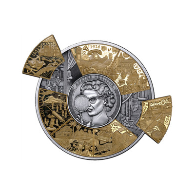 Agatha Christie (2026) - 5 Oz sølv samlemynt med puslespill