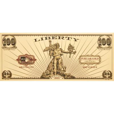 Gaudens' Liberty - 24k gullseddel - hvilket som helst år