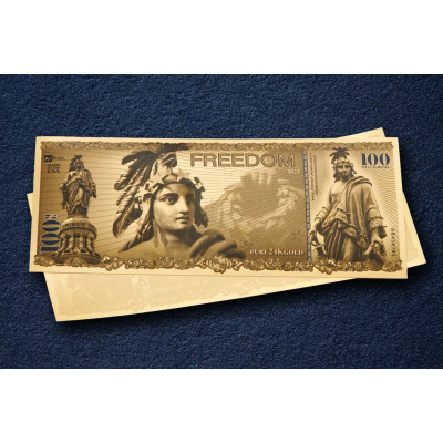 Freedom Aurum - 24k gullseddel (100 mg)