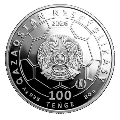 FIFA Fotball-VM 2026 - 20g - Samlermynt i sølv