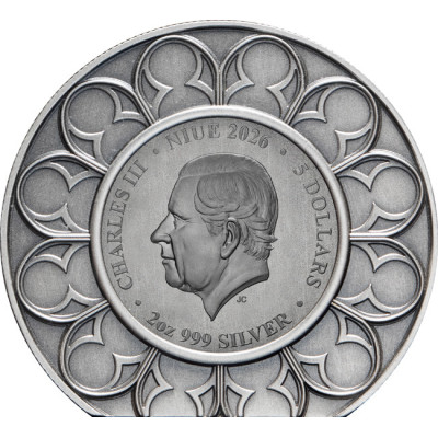 Imperial State Crown (2026) – 2 oz – sølvmynt i proof-kvalitet for samlere