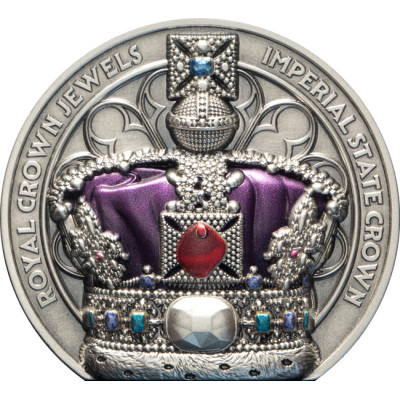 Imperial State Crown (2026) – 2 oz – sølvmynt i...