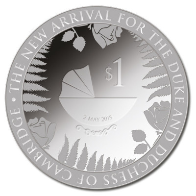 Royal Baby 2015  - 1 Oz - Silver Proof Collector's Coin