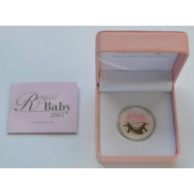 Royal Baby 2015  – 1 oz – samlermynt i sølv, proof-kvalitet