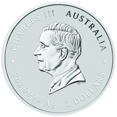 Lunar Goat (2027) – 2 oz – sølvmynt for investering
