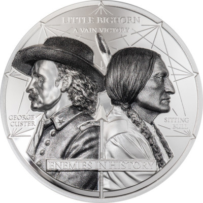 Custer vs. Sitting Bull (2026) – 2 oz – sølvmynt i...