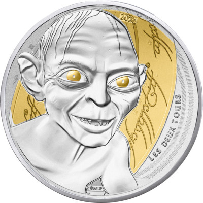Ringenes herre – Gollum – (2026) – sølvfarget samlermynt